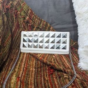White Studded Crossbody